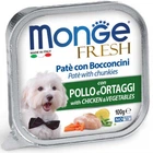 Вологий корм для собак Monge Dog Wet FRESH Курка з овочами