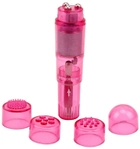 Мини-вибратор с насадками Chisa Novelties The Ultimate Mini-Massager цвет розовый (20766016000000000) - изображение 1