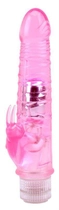 Вібратор-кролик Chisa Novelties Jelly Glitters Dual Teaser колір рожевий (20245016000000000) - зображення 4