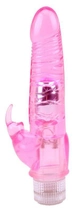 Вібратор-кролик Chisa Novelties Jelly Glitters Dual Teaser колір рожевий (20245016000000000) - зображення 6