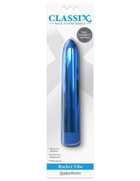 Вибратор гладкий Pipedream Classix Rocket Vibe цвет синий (04029007000000000) - изображение 3