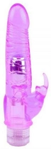 Вібратор-кролик Chisa Novelties Jelly Glitters Dual Teaser колір фіолетовий (20245017000000000) - зображення 1
