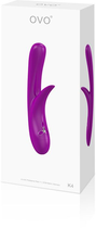 Вибратор со стимулятором клитора OVO K4 цвет фиолетовый (12402017000000000) - изображение 4