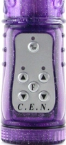 Потрійний багатофункціональний вібратор Glitter Glam Triple Play Vibrator Waterproof Purple (11811000000000000) - зображення 3