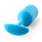 Професійна анальна пробка B-Vibe Snug Butt Plug 3 колір блакитний (+21793008000000000) - зображення 4