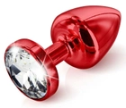 Анальная пробка Diogol Anni Butt Plug Round, 6,1см цвет красный (17198788000000000) - изображение 1