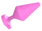 Анальная пробка Chisa Novelties Luv Heart Plug Large цвет розовый (20685016000000000) - изображение 3