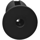 Анальна пробка-тунель Kink Wet Works Lube Luge Premium Silicone Plug 5 Inch, 12,7 см колір чорний (19876005 млрд) - зображення 5