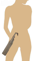 Шлепалка Studded leather paddle (05180000000000000) - изображение 1