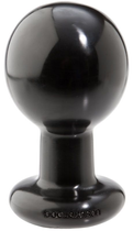 Анальна пробка Doc Johnson Round Butt Plug Large колір чорний (15771005000000000) - зображення 2