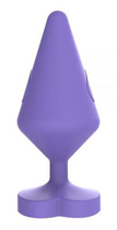 Анальна пробка Chisa Novelties Luv Heart Plug Large колір фіолетовий (20685017000000000) - зображення 2