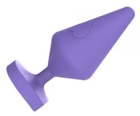 Анальна пробка Chisa Novelties Luv Heart Plug Large колір фіолетовий (20685017000000000) - зображення 3