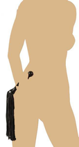 Черная плеть с фигурной ручкой Eroticky bicik (05173000000000000) - изображение 1