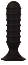 Анальная пробка Menzstuff Ribbed Torpedo Dong 5 inch Black (15352000000000000) - изображение 1