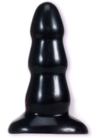 Рельєфна анальна пробка Trip Ripp Butt Plug Medium колір чорний (00496005000000000) - зображення 1