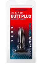 Тонкий анальный стимулятор-пробка Doc Johnson Classic Butt Plug Smooth Small (00465000000000000) - изображение 1