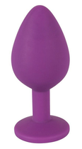 Анальна пробка You2Toys Colorful Joy Jewel Purple Plug Medium (14769000000000000) - зображення 3