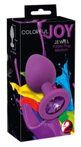 Анальна пробка You2Toys Colorful Joy Jewel Purple Plug Medium (14769000000000000) - зображення 6
