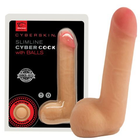 Фалоімітатор Topco Sales CyberSkin CyberCock with Balls Slimline (10637000000000000) - зображення 3