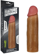 Увеличивающая насадка на пенис Revolutionary Silicone Nature Extender цвет коричневый (19559014000000000) - изображение 3