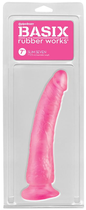 Фаллоимитатор Pipedream Basix Rubber Works Slim 7 цвет розовый (08542016000000000) - изображение 3