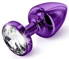 Анальная пробка Diogol Anni Butt Plug Round, 8 см цвет фиолетовый (17789017000000000) - изображение 1