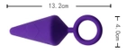 Анальная пробка Chisa Novelties Candy Plug L цвет фиолетовый (20681017000000000) - изображение 6