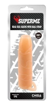 Насадка на пенис Chisa Novelties Real Feel Sleeve With Ball Strap (20676000000000000) - изображение 3