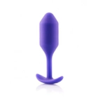 Профессиональная анальная пробка B-Vibe Snug Butt Plug 2 цвет фиолетовый (21792017000000000) - изображение 3