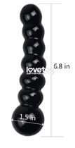 Анальна пробка Glass Romance колір чорний (18961005000000000) - зображення 3