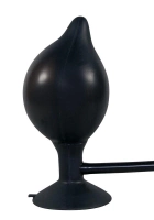 Надувна анальна пробка з грушею You2Toys True Black Silikon Pump Plug (13833000000000000) - зображення 3
