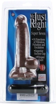 Вибрирующий и пульсирующий шоколадный вибратор Mr. Just Right Super Seven (10955000000000000) - изображение 1