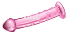 Анальная пробка Lovetoy Glass Romance цвет розовый (18967016000000000) - изображение 3