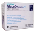 Тест полоски GlucoDr. auto А 50 штук (ГлюкоДоктор авто А AGM 4000) - изображение 1