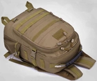 Рюкзак тактический L02 35л песочный - изображение 3