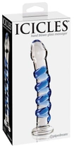 Стеклянный фаллоимитатор Pipedream Icicles No. 5, 18 см (08504000000000000) - изображение 5