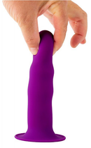 Термоактивний фалоімітатор Dreamtoys Solid Love Ribbed Purple (21952000000000000) - зображення 3