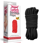 Бондажная веревка Fetish Bondage Rope 10м цвет черный (18950005000000000) - изображение 5