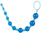 Анальні кульки на жорсткій зв'язці, сині (02634000000000000) - зображення 3