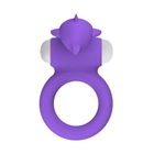 Ерекційне кільце з вібрацією X-Basic Dolphin Silicone Cockring колір фіолетовий (13178017000000000) - зображення 3