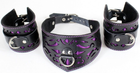 Черно-фиолетовый ажурный комплект Scappa в стиле барокко размер XL (21683000012000000) - изображение 4
