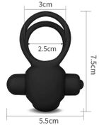 Эрекционное кольцо с вибрацией Power Clit Cockring Duo цвет черный (18927005000000000) - изображение 11