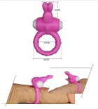 Эрекционное кольцо со стимулятором клитора Power Clit Cockring Thriller цвет розовый (16881016000000000) - изображение 1