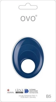 Ерекційне кільце з вібрацією OVO B5 колір синій (12392007000000000) - зображення 4