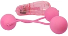 Вагінальні кульки Real Skin Vibrating Ben Wa Balls колір рожевий (15968016000000000) - зображення 1