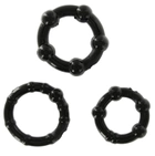 Набор из трех черных гелевых эрекционных колец Stay Hard (00846000000000000) - изображение 3