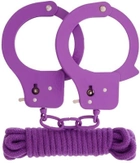 Набір Bondx Metal Cuffs & Love Rope Set колір фіолетовий (15940017000000000) - зображення 2