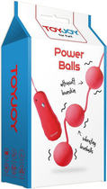 Вібруючі вагінальні кульки Power Balls колір червоний (00918015000000000) - зображення 1