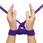 Бондажная мотузка Fetish Bondage Rope 10м колір фіолетовий (18950017000000000) - зображення 6