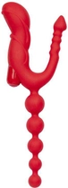 Анальний стимулятор Menzstuff Triple Devil vibr. Buttplug колір червоний (15353015000000000) - зображення 1